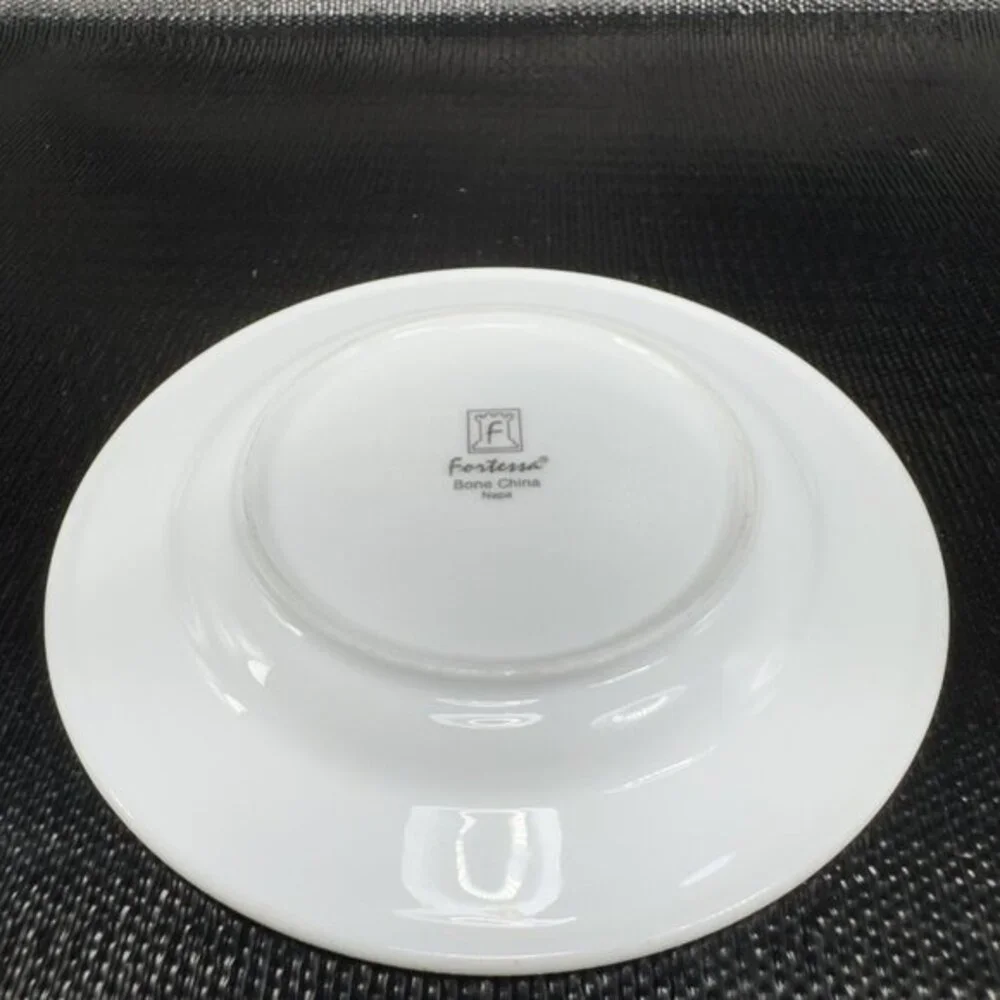 Fortessa Decorated Edges Porcelain 6inch Plate Dish Set 2 Plates Dishes‎ Vintage